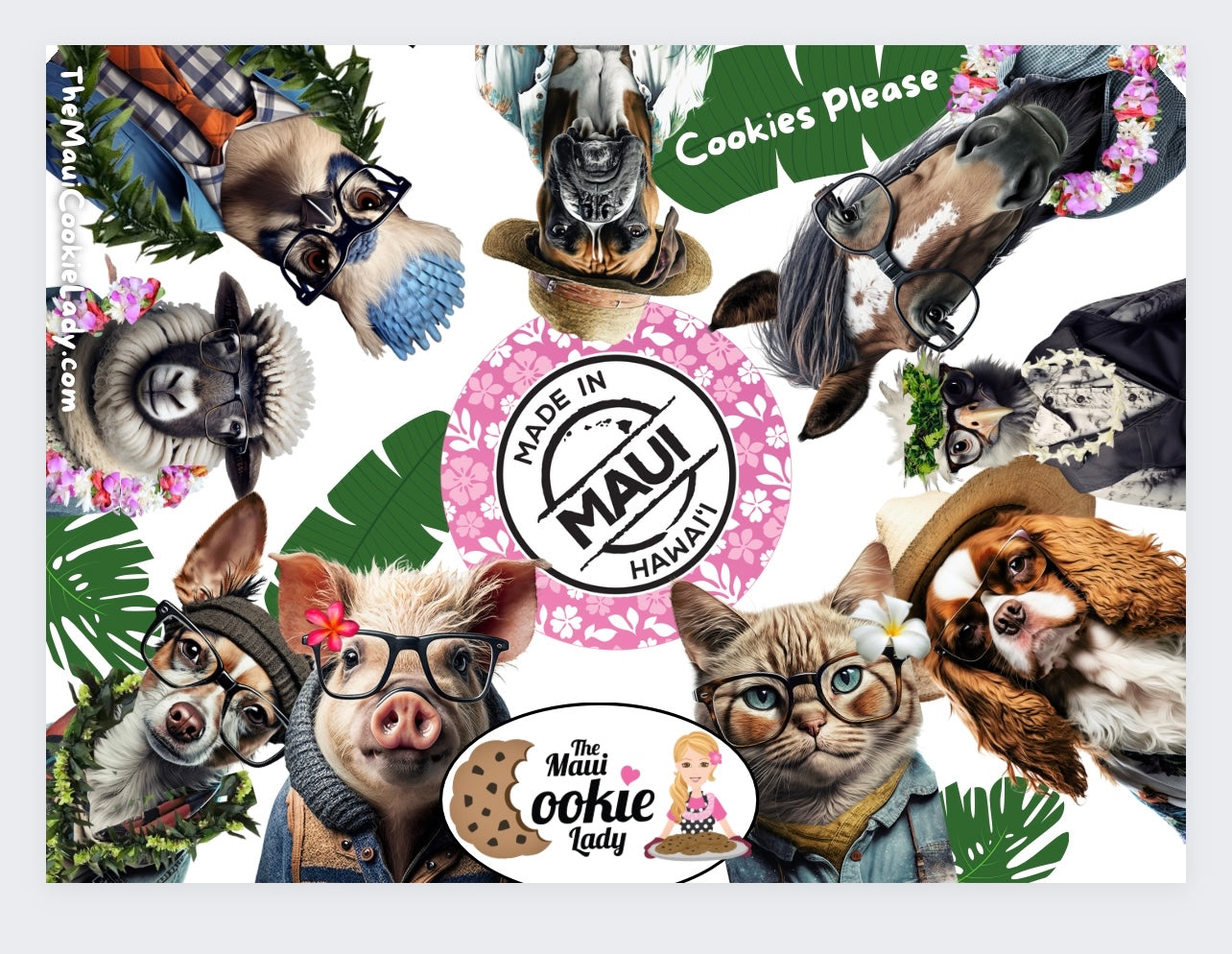 Sticker "Cookies Please" Hula Pets Cookie Crew