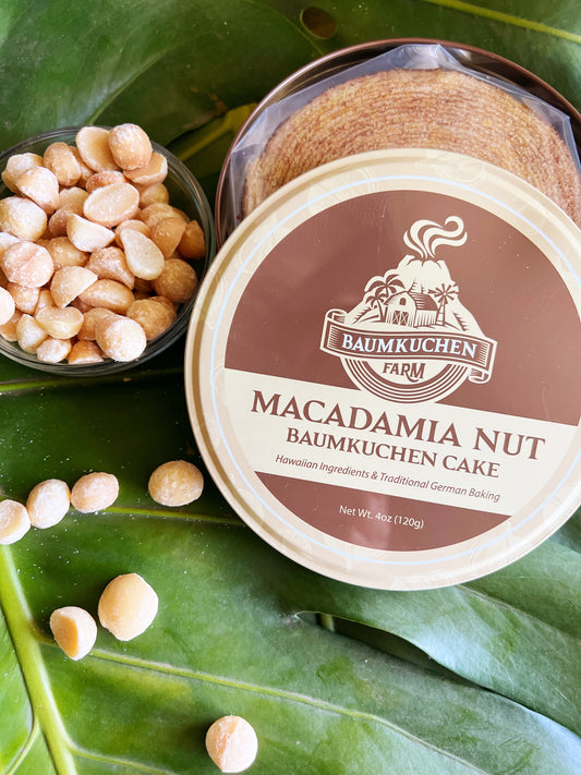 Baumkuchen- Macadamia Nut