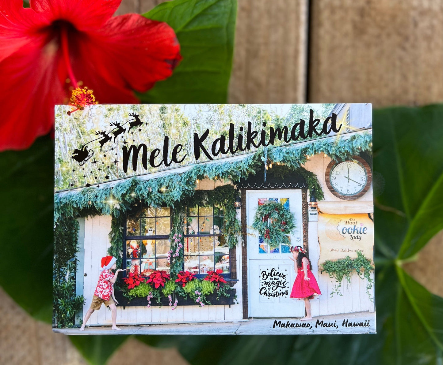 Card- Holiday Mele Kalikimaka - personalized message