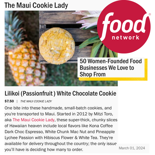 Lilikoi (Passionfruit ) White Chocolate (Best Seller ) Official Selection Food Network Guide