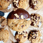 Smore-ish -PB Salted Marshmallow Fluff Stuffed Peanut Butter Dipped Cookie w Graham Crackers (Limited Supply)